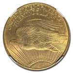 1911-D $20 St Gaudens Gold Double Eagle MS-65+ NGC
