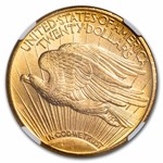 1911-D $20 St Gaudens Gold Double Eagle MS-65 NGC