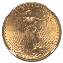 1911-D $20 St Gaudens Gold Double Eagle MS-66 NGC