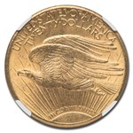 1911-D $20 St Gaudens Gold Double Eagle MS-66 NGC
