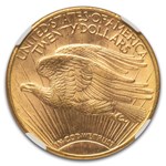 1911-D $20 St Gaudens Gold Double Eagle MS-66 NGC