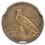 1911-D $5 Indian Gold Half Eagle AU-50 NGC