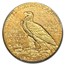 1911-D $5 Indian Gold Half Eagle AU-55 PCGS