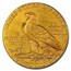 1911-D $5 Indian Gold Half Eagle AU-55 PCGS