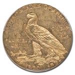 1911-D $5 Indian Gold Half Eagle MS-62 PCGS