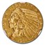1911-D $5 Indian Gold Half Eagle MS-63 NGC