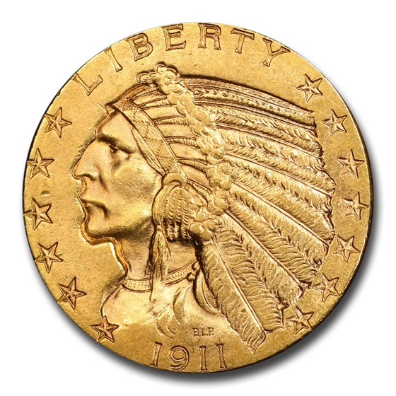 Buy 1911-D $5 Indian Gold Half Eagle MS-63 PCGS | APMEX