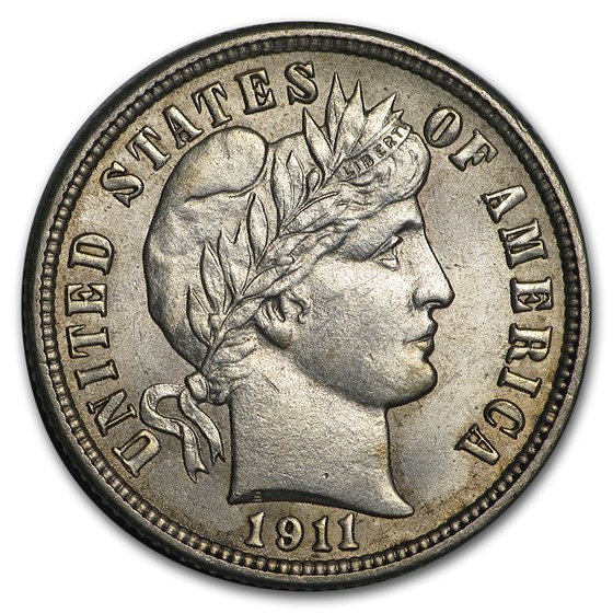 1911-D Barber Dime BU 1911-D Barber Dime BU
