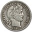 1911-D Barber Dime VF