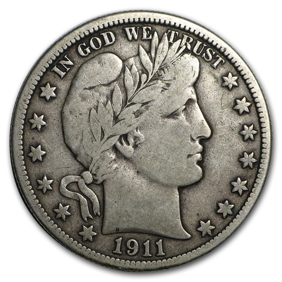 1911-D Barber Half Dollar Fine