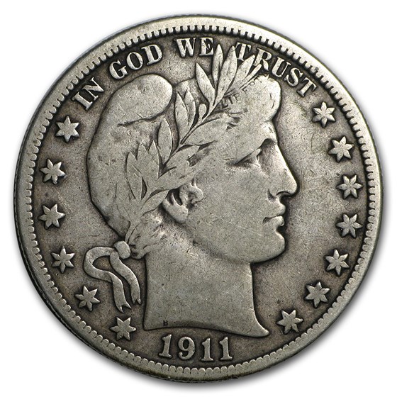 1911-D Barber Half Dollar Fine 1911-D Barber Half Dollar Fine