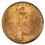 1911-D/D $20 Saint-Gaudens Gold Double Eagle MS-66 PCGS (FS-501)