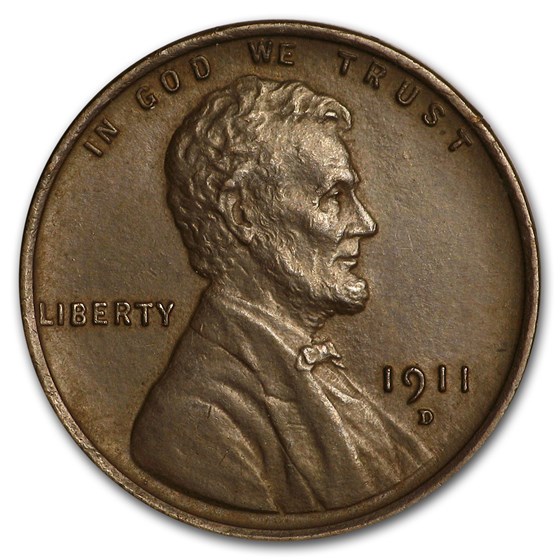 1911-D Lincoln Cent AU 1911-D Lincoln Cent AU
