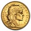 1911 France Gold 20 Francs Rooster BU