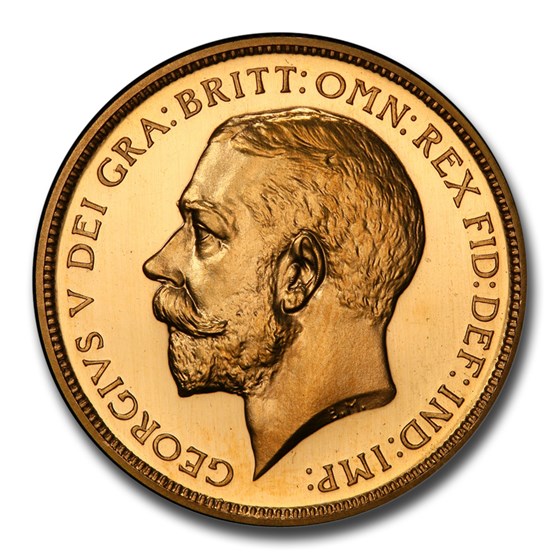 1911 Great Britain Gold 2 Pounds George V PR-65 PCGS (Cameo) 1911 Great Britain Gold 2 Pounds George V PR-65 PCGS (Cameo)