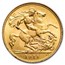 1911 Great Britain Gold Half Sovereign George V BU