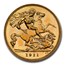 1911 Great Britain Gold Half Sovereign George V PF-65+ NGC