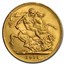 1911 Great Britain Gold Sovereign George V BU