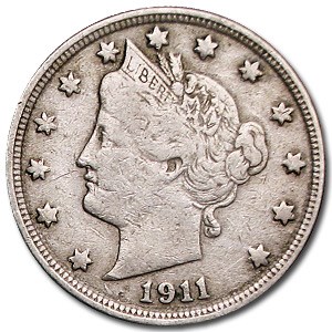 1911 Liberty Head V Nickel Fine 1911 Liberty Head V Nickel Fine