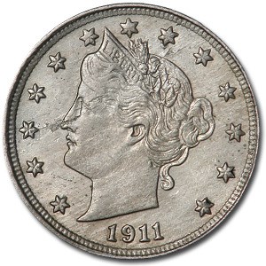 1911 Liberty Head V Nickel MS-63 1911 Liberty Head V Nickel MS-63