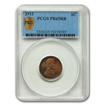 1911 Lincoln Cent PR-65 PCGS (Red/Brown)