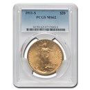 1911-S $20 Saint-Gaudens Gold Double Eagle MS-62 PCGS 1911-S $20 Saint-Gaudens Gold Double Eagle MS-62 PCGS