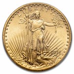 1911-S $20 St Gaudens Gold Double Eagle MS-62 PCGS
