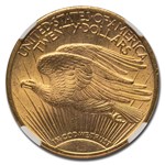 1911-S $20 St Gaudens Gold Double Eagle MS-64 NGC