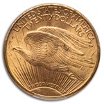 1911-S $20 St Gaudens Gold Double Eagle MS-64 PCGS CAC