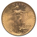 1911-S $20 St Gaudens Gold Double Eagle MS-65 NGC