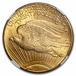 1911-S $20 St Gaudens Gold Double Eagle MS-65 NGC