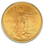 1911-S $20 St Gaudens Gold Double Eagle MS-65 PCGS