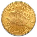 1911-S $20 St Gaudens Gold Double Eagle MS-65 PCGS