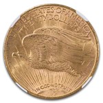 1911-S $20 St Gaudens Gold Double Eagle MS-66 NGC