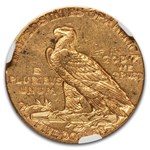 1911-S $5 Indian Gold Half Eagle MS-61 NGC