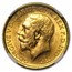 1911-S Australia Gold Sovereign George V MS-63 NGC