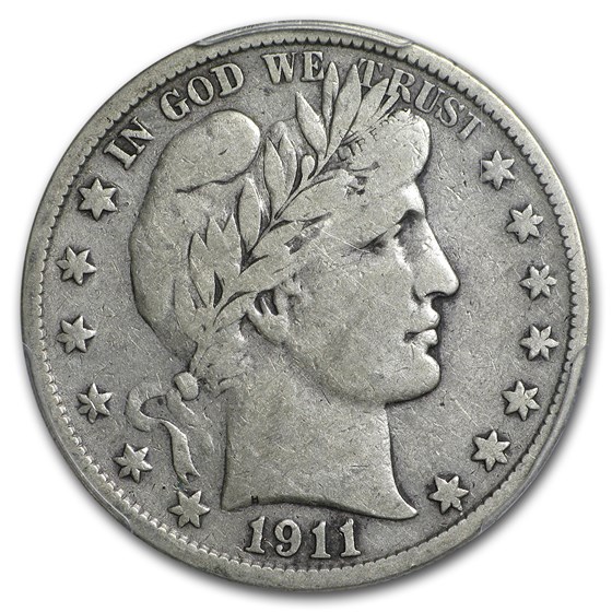 1911-S Barber Half Dollar Fine 1911-S Barber Half Dollar Fine