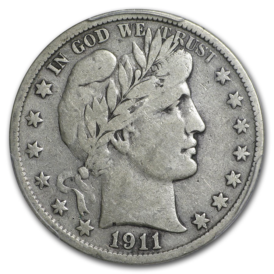 1911-S Barber Half Dollar Fine