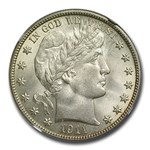 1911-S Barber Half Dollar MS-65 NGC