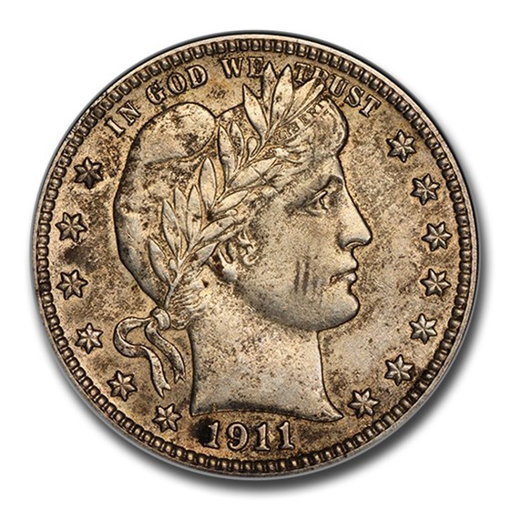 1911-S Barber Quarter AU-55 PCGS 1911-S Barber Quarter AU-55 PCGS