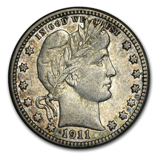 1911-S Barber Quarter XF 1911-S Barber Quarter XF