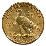 1912 $10 Indian Gold Eagle MS-61 NGC