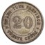 (1912-1924) China-Kwangtung Silver 20 Cents Avg Circ
