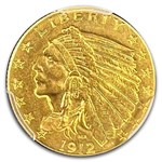 1912 $2.50 Indian Gold Quarter Eagle MS-63 PCGS