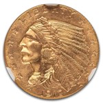 1912 $2.50 Indian Gold Quarter Eagle MS-65 NGC