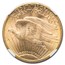 1912 $20 Saint-Gaudens Gold Double Eagle MS-63 NGC