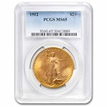 1912 $20 St Gaudens Gold Double Eagle MS-65 PCGS