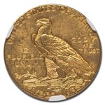 1912 $5 Indian Gold Half Eagle MS-62 NGC