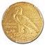 1912 $5 Indian Gold Half Eagle MS-62+ PCGS CAC