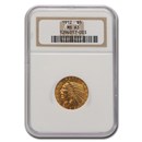 1912 $5 Indian Gold Half Eagle MS-63 NGC